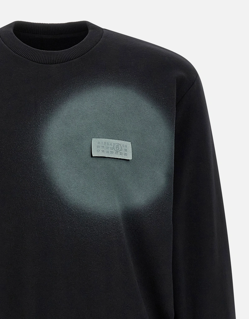 NM6 Maison Margiela プリントスウェット Maison Margiela プリント スウェットシャツ | ブラック | FARFETCH JP