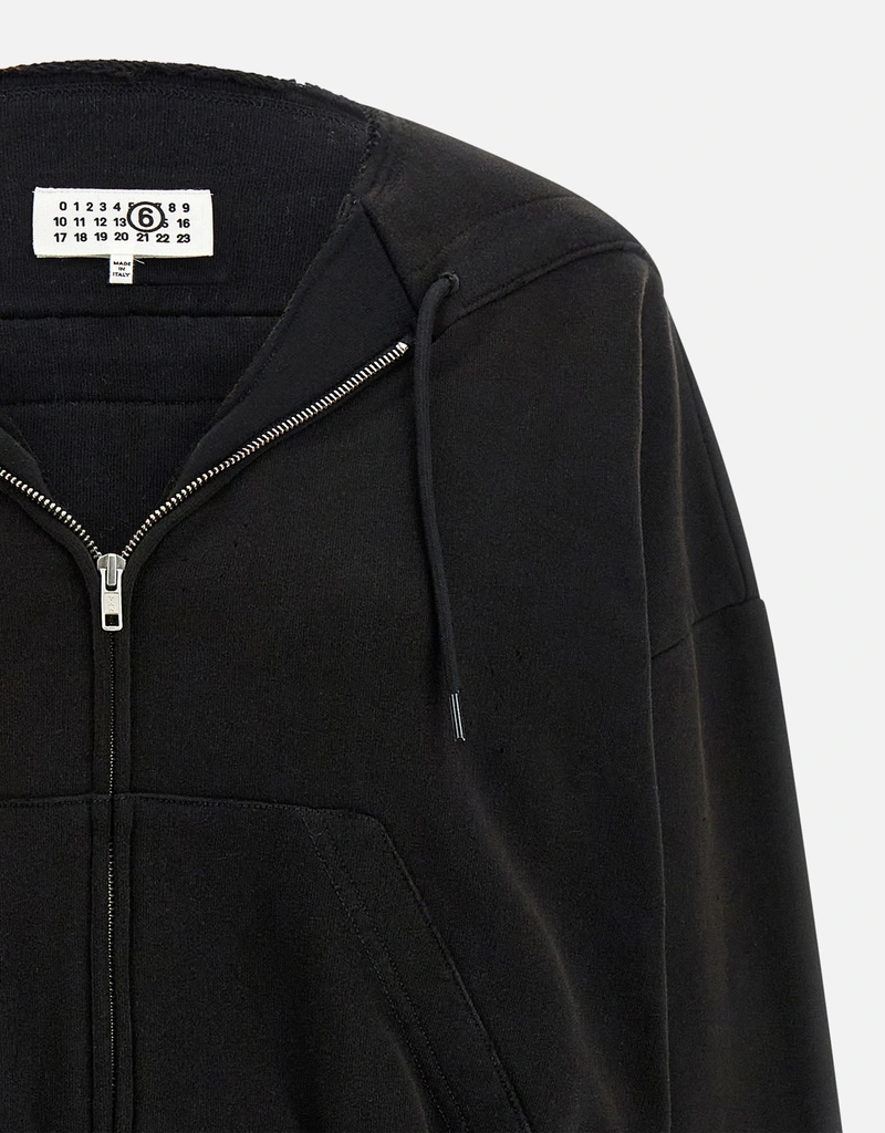 MM6 Maison Margiela Zipped Sweatshirt (All New In) IFCHIC.COM