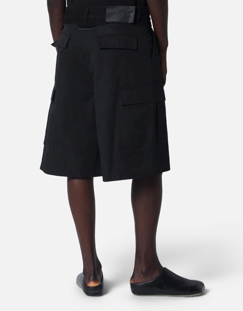 MM6 Maison Margiela メンズウールブレンドカーゴバミューダショーツ