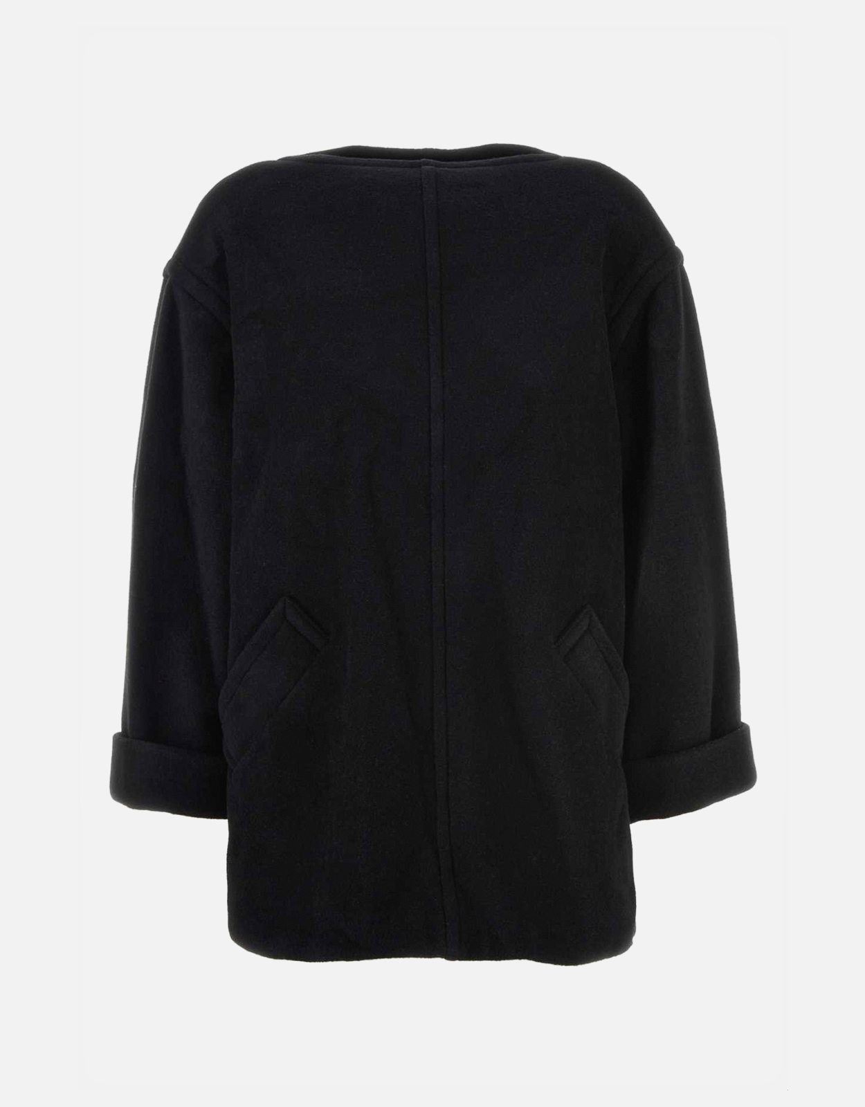 MM6 Maison Margiela Felt Wool Jersey Long-Sleeved Top - IT 36　MM6 メゾン マルジェラ フェルト ウール ジャージー 長袖トップ - IT 36 MM6