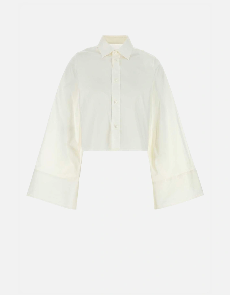 MM6 Maison Margiela クロップドポプリンシャツ () IFCHIC.COM