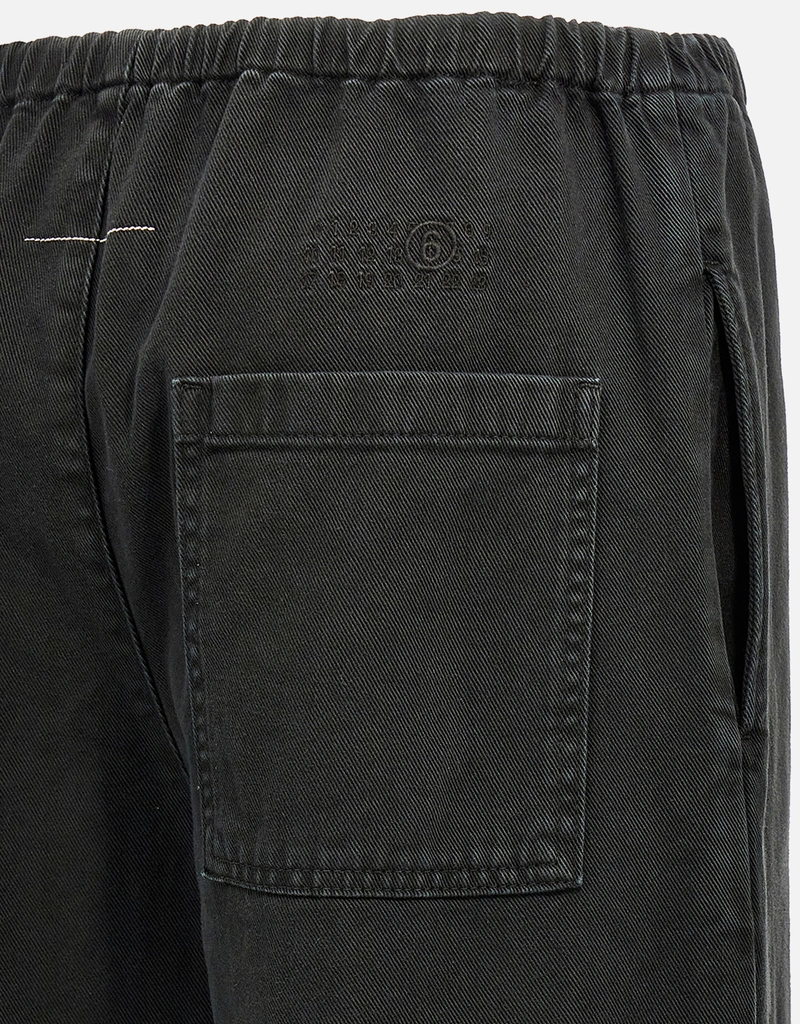 MM6 Maison Margiela ドローストリングコットンストレートワイド MM6 Maison Margiela ドローストリングコットンストレートワイド