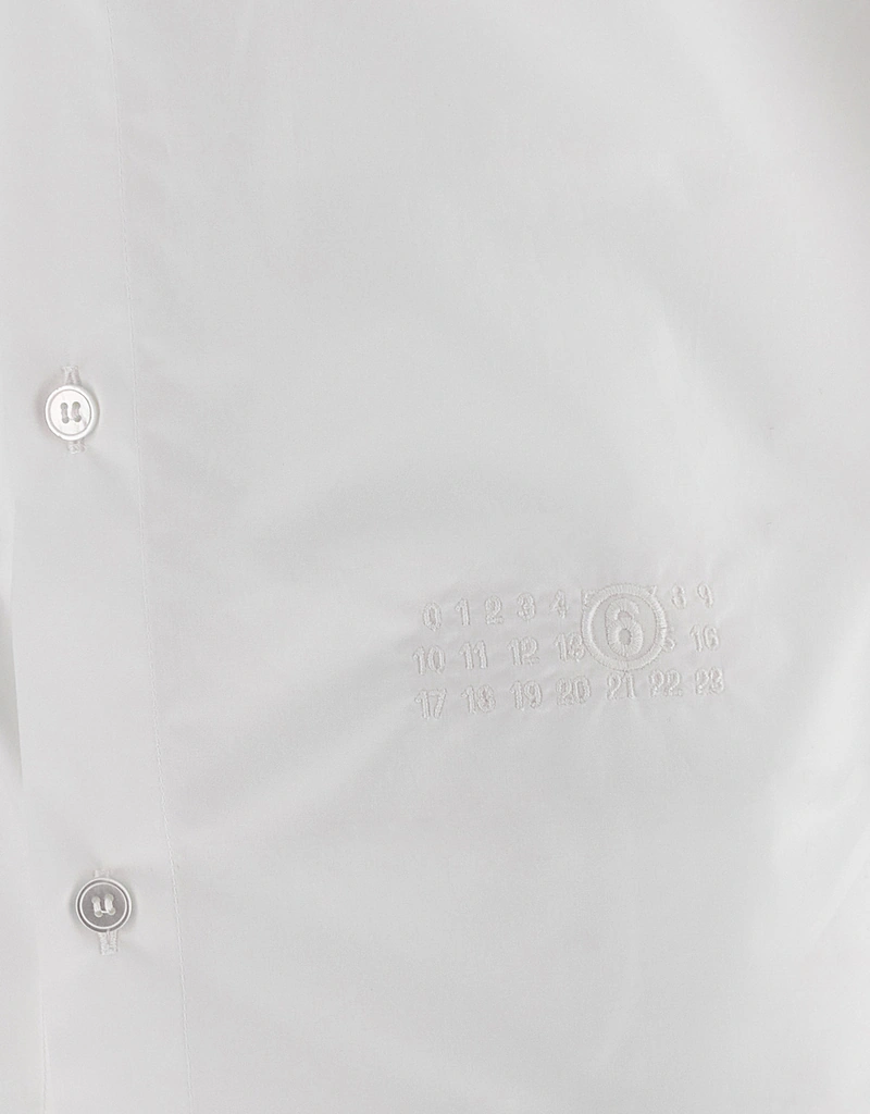 MM6 Maison Margiela コットンポプリンシャツ (すべての新品) IFCHIC.COM