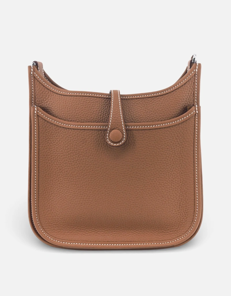 エルメス HERMES エヴリン23 ショルダーバッグ バッグ レザー トリヨンクレマンス トリヨンクレマンス レディース アイボリー系 【中古】 Hermès エルメスエブリン23トリヨンクレマンスレザークロスボディ