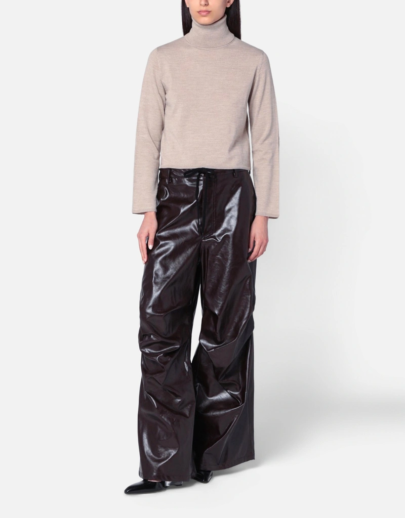 MM6 Maison Margiela ベージュ ウールブレンド タートルネックセーター