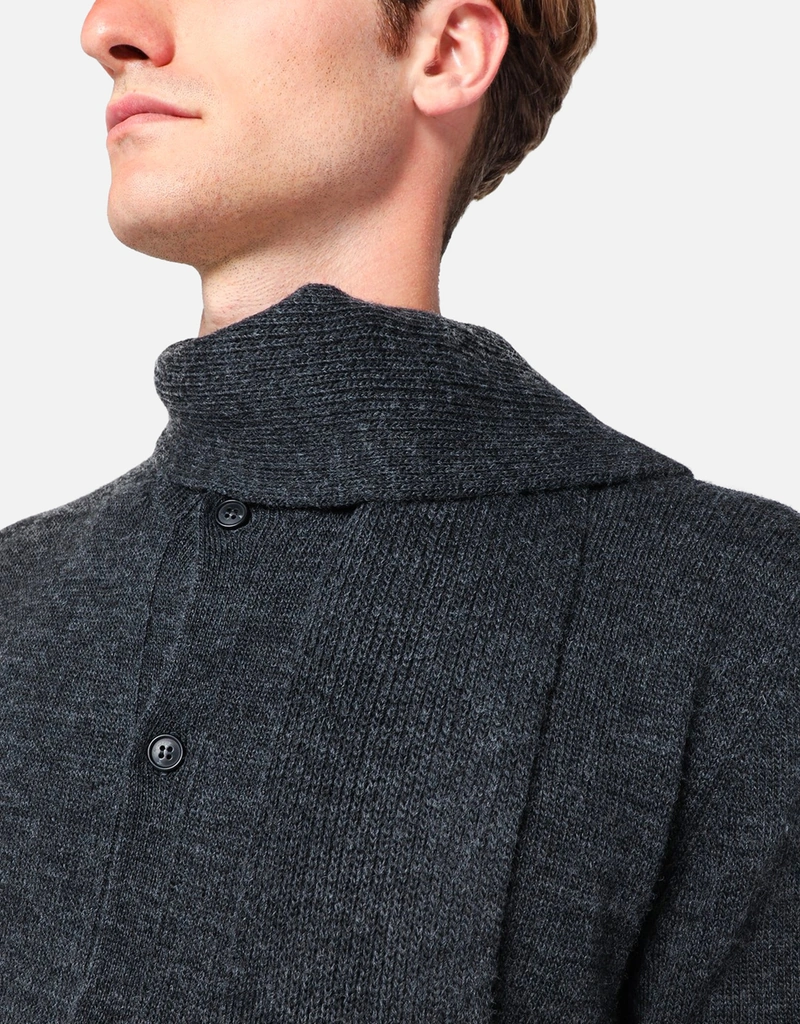 MM6 Maison Margiela Men's Knit Virgin Wool Blend Cardigan With