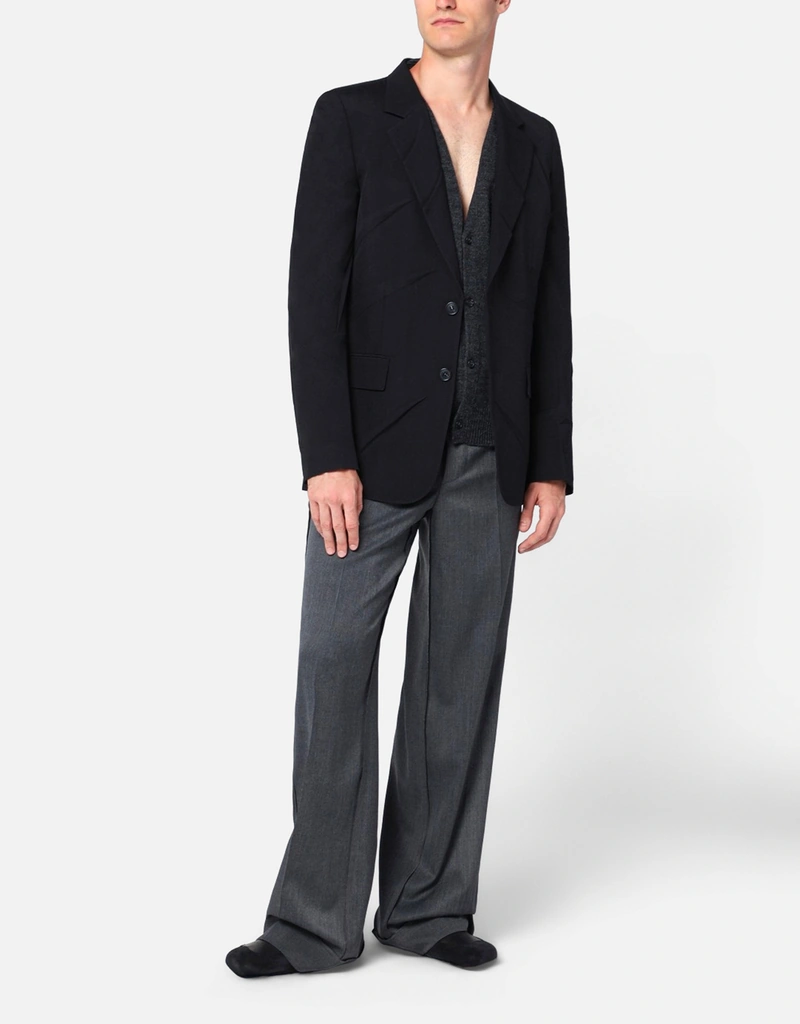 MM6 Maison Margiela メンズ ウール混紡 構造的な ノッチドラペル