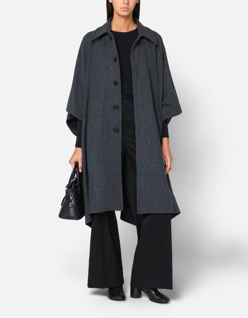 MM6 Maison Margiela テーラードウール混紡コントラストパネル