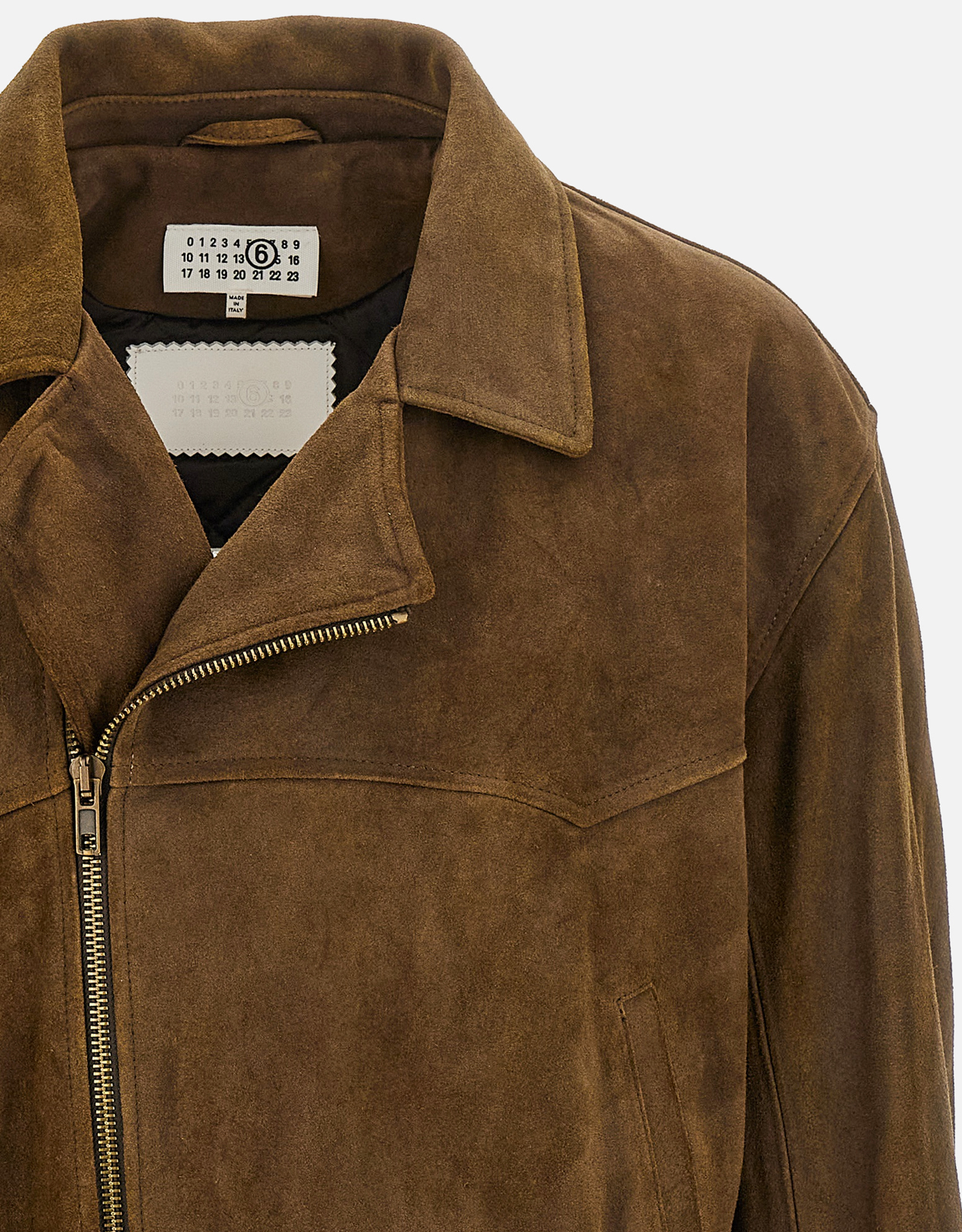 MM6 Maison Margiela メンズスエードバイカーレザージャケット (すべて