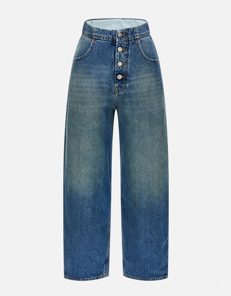 MM6 Maison Margiela コットンデニムストレートレッグジーンズ (すべて