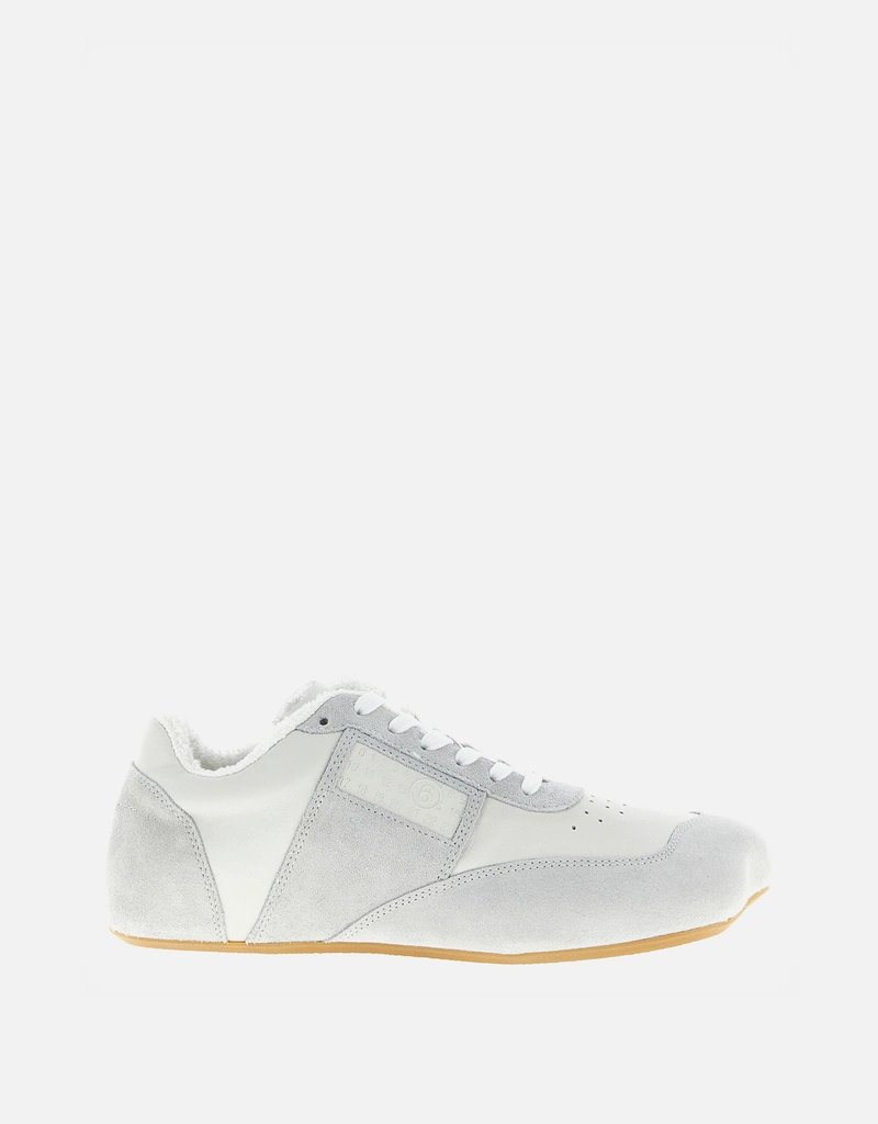 MM6 Maison Margiela メンズアナトミックカーフスキンレザースニーカー MM6 Maison Margiela メンズアナトミックカーフスキンレザースニーカー