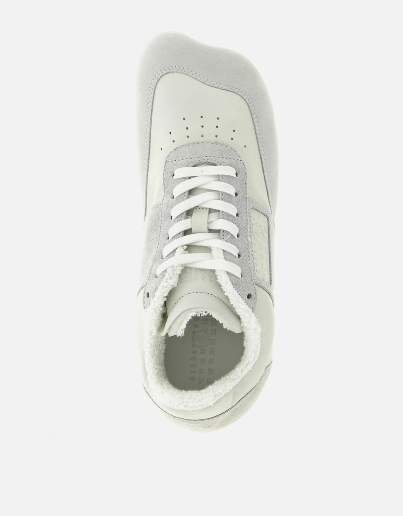 MM6 Maison Margiela メンズアナトミックカーフスキンレザースニーカー