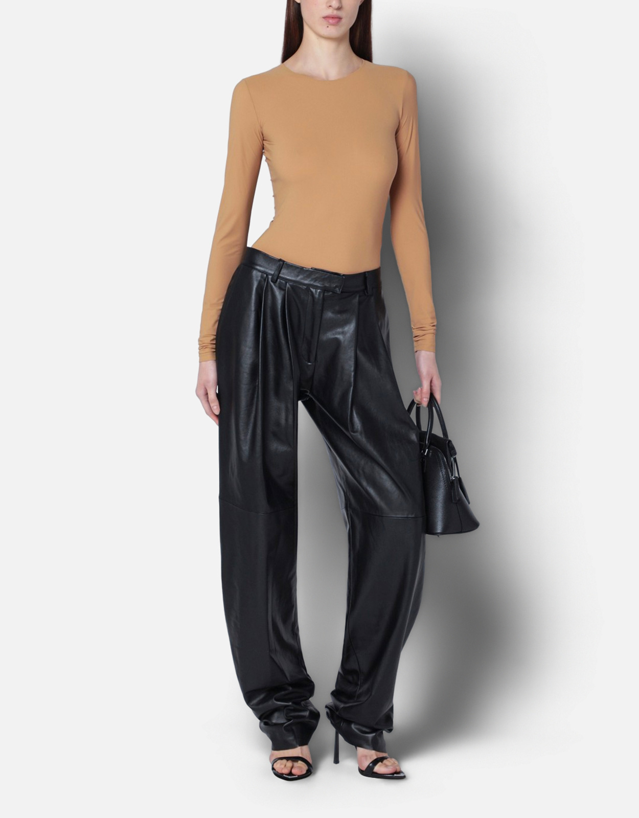 MM6 Maison Margiela ライクラジャージースキントーンボディスーツ