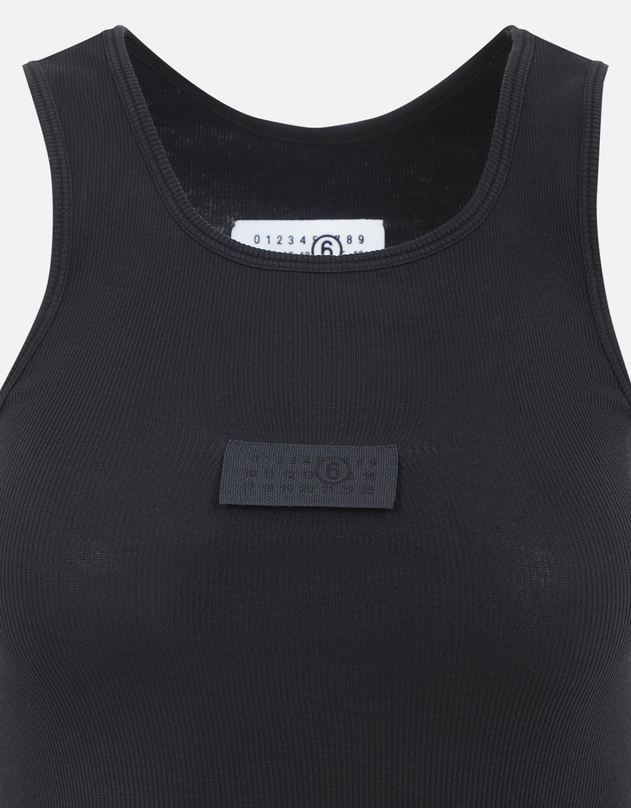 MM6 Maison Margiela リブジャージースリムフィットタンクトップ