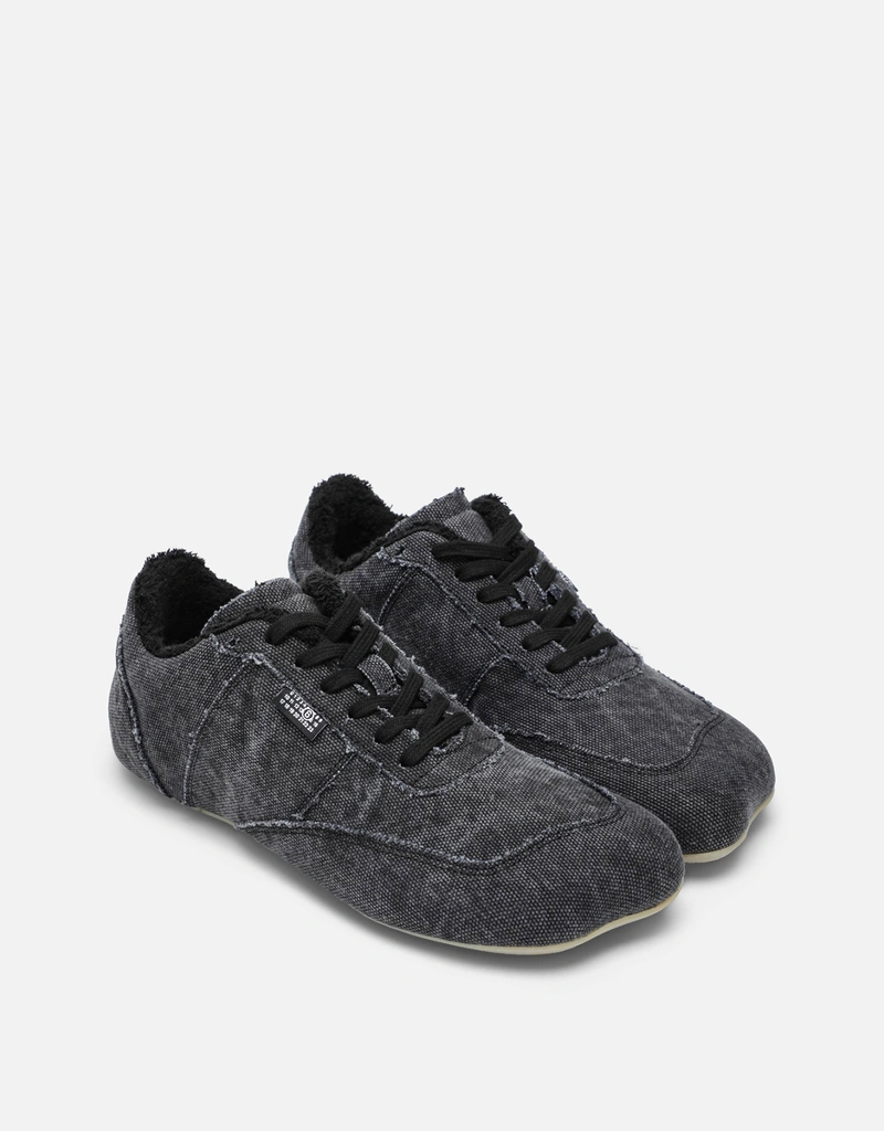 MM6 Maison Margiela メンズ 解剖学的キャンバススニーカー () IFCHIC.COM