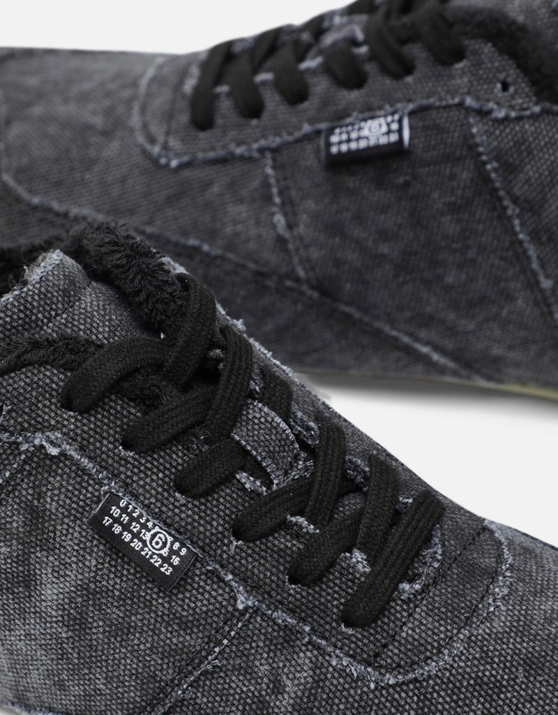MM6 Maison Margiela メンズ 解剖学的キャンバススニーカー () IFCHIC.COM