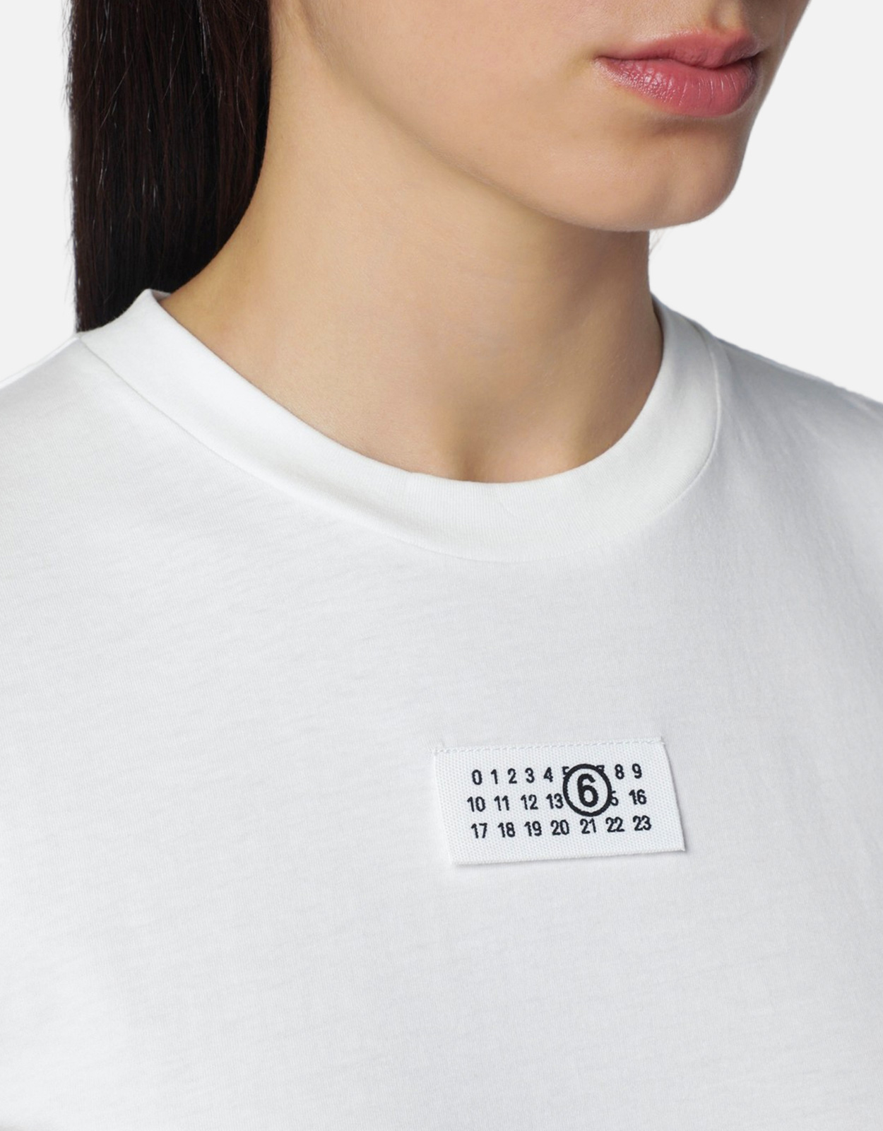 MM6 Maison Margiela ナンバーコットンTシャツ (トップス) IFCHIC.COM