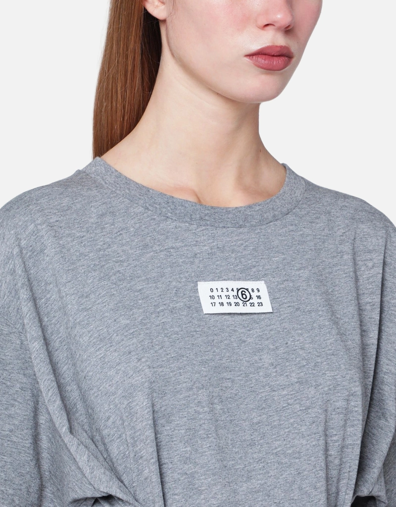 MM6 Maison Margiela Cotton T-Shirt With Gloves (Tops) IFCHIC.COM