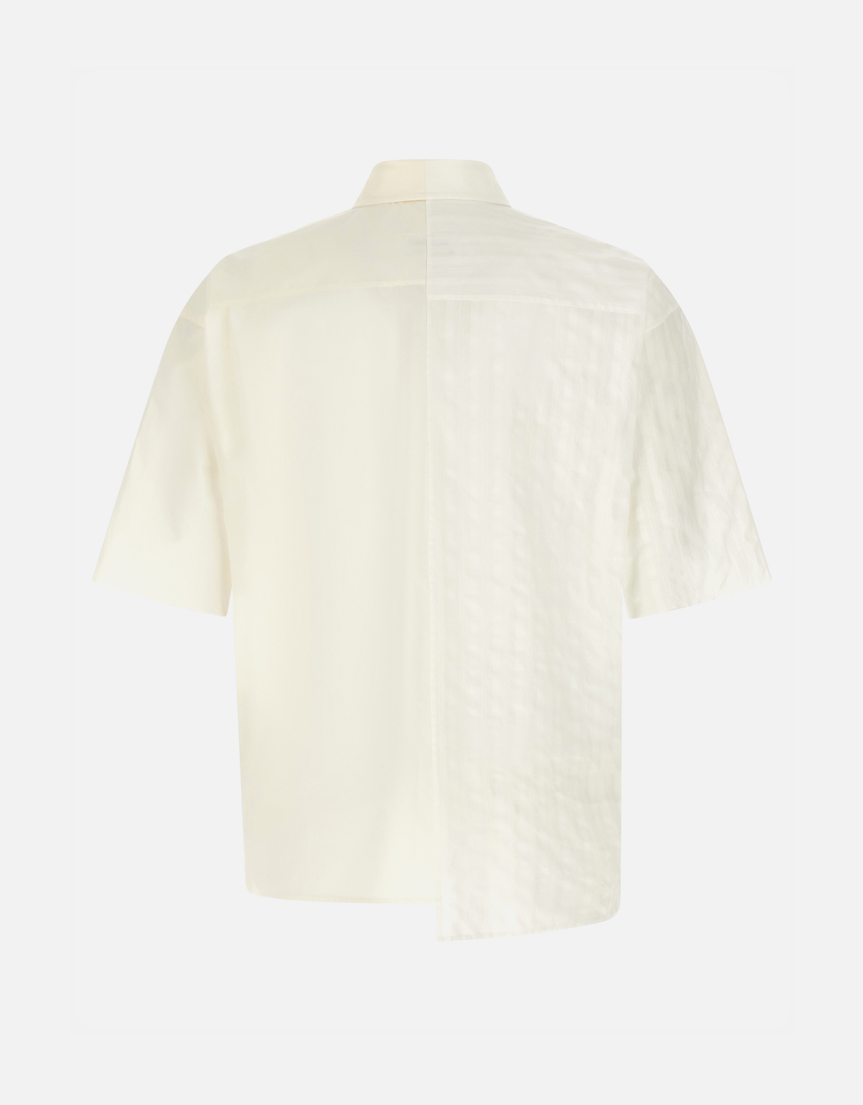 MM6 Maison Margiela メンズ ツートーン コットン ポプリン シャツ