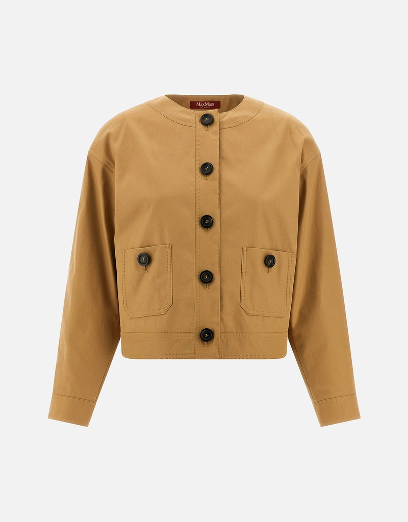 Max Mara Studio コットンツイルボンバージャケット (すべての新品