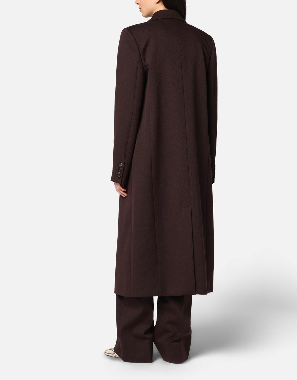 タイムセール中【美品】Stella McCartney ウール コート 34 Stella McCartney ダブルブレストプラムウールコート (すべての新品