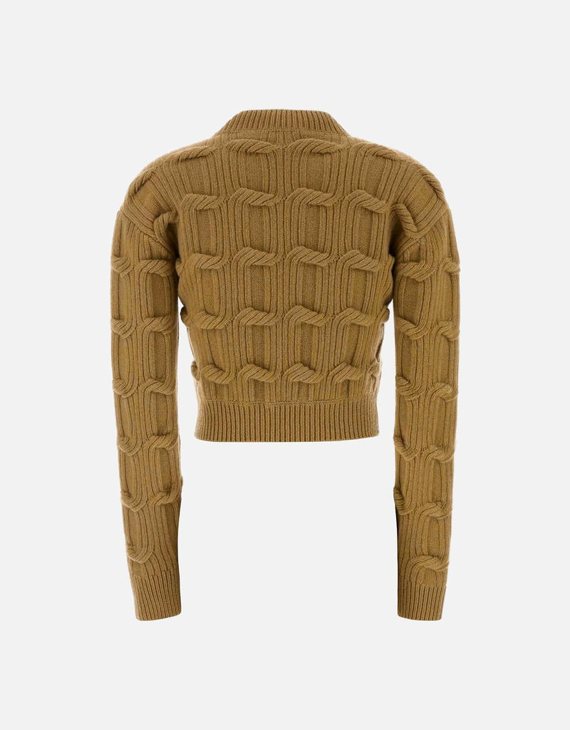 Stella McCartney ファラベラ ケーブルニット クルーネック ウール