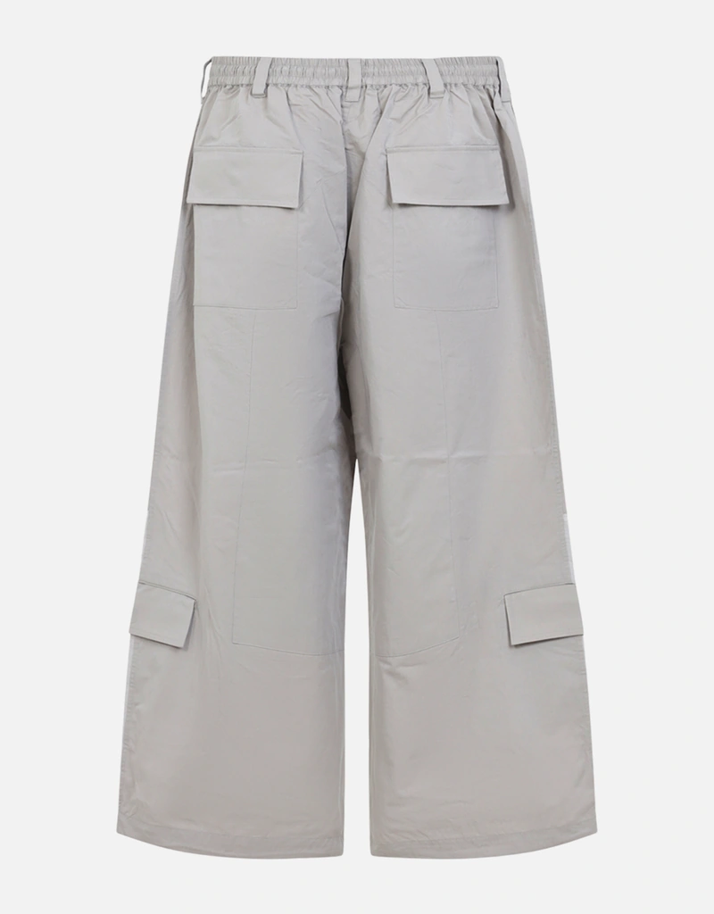 Y-3 メンズ Y 3 コットン混紡 クロップドストレートレッグパンツ Y-3 メンズ Y 3 コットン混紡 クロップドストレートレッグパンツ