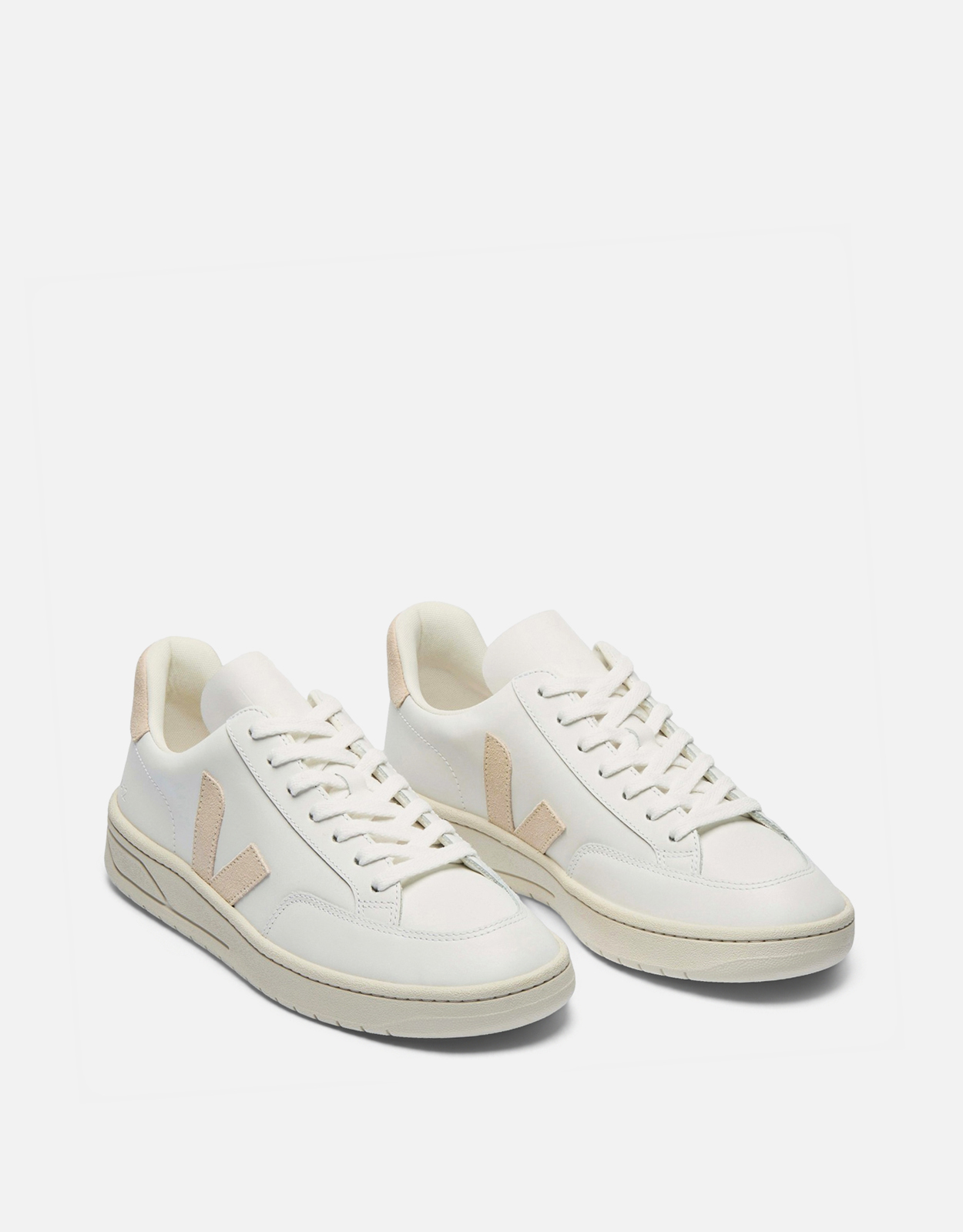 Veja レザー ホワイト ピンク スニーカー (すべての新品) IFCHIC.COM