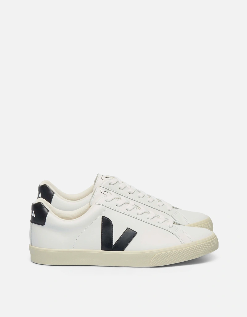 Veja レザー ホワイト ブラック スニーカー (すべての新品) IFCHIC.COM