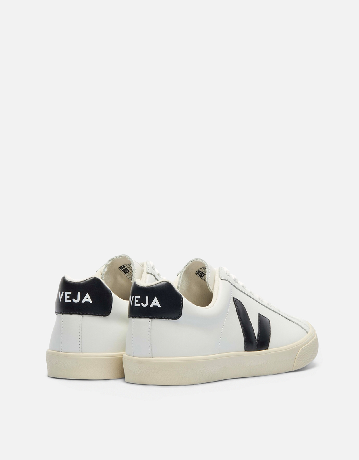 Veja レザー ホワイト ブラック スニーカー (すべての新品) IFCHIC.COM