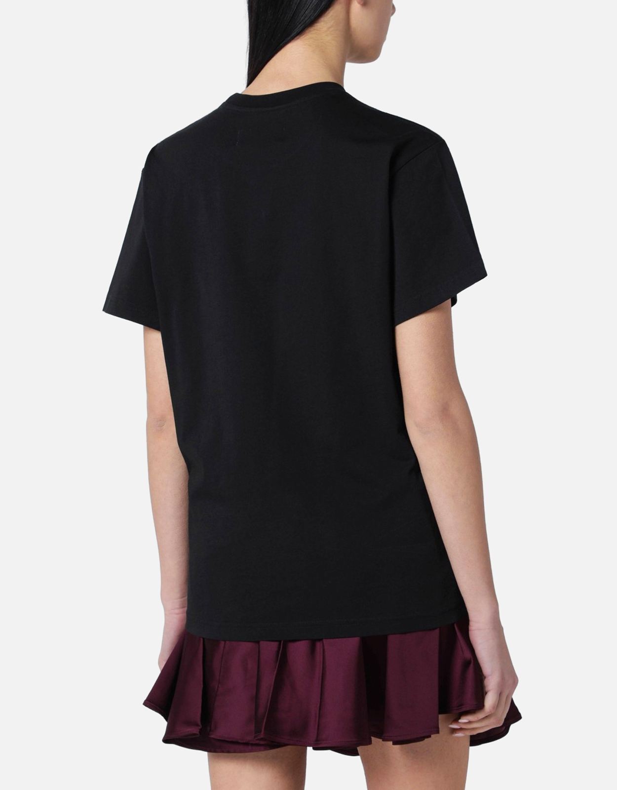 Vivienne Westwood ブラック ロゴプリント コットンTシャツ (トップス