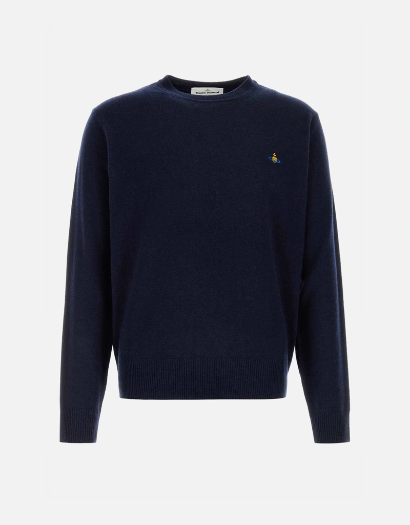 Vivienne Westwood Men's Wool Cashmere Alex Round Neck Sweaters