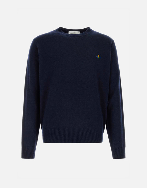 Vivienne Westwood Men's Wool Cashmere Alex Round Neck Sweaters