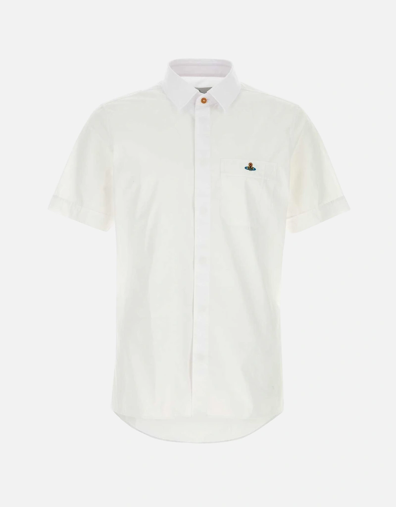 Vivienne Westwood メンズホワイトポプリンシャツ (すべての新品