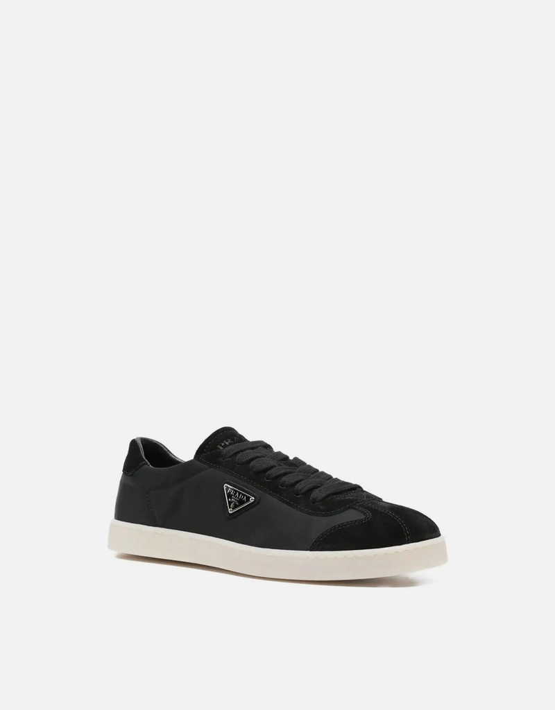 Prada Men's Nylon Sneakers With Suede Inserts (All New In) IFCHIC.COM