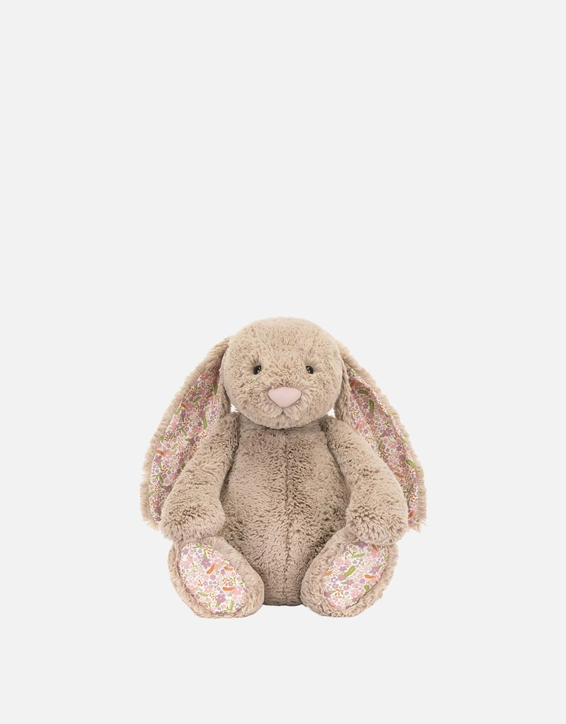 新品　美品　 ラージ　ブロッサム　ベージュ Jellycat ブロッサムベージュバニーペタル特大ソフトトイ51cm
