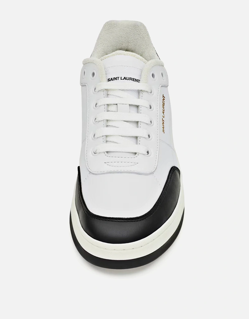 Saint Laurent メンズ SL/61 スムースカーフレザー スニーカー