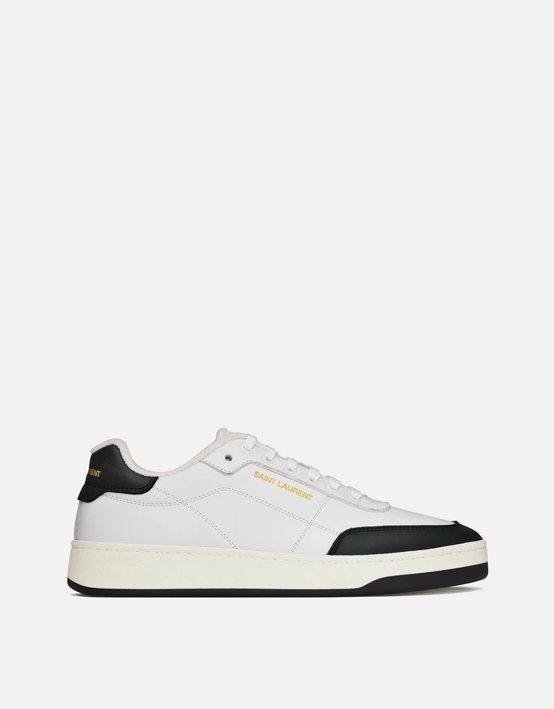 Saint Laurent メンズ SL/61 スムースカーフレザー スニーカー