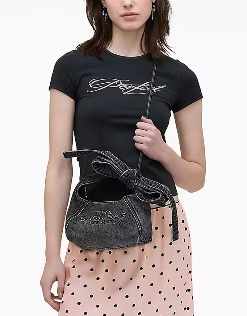 Marc Jacobs The Bow Denim Mini Sack Bag (すべての新品,バッグ