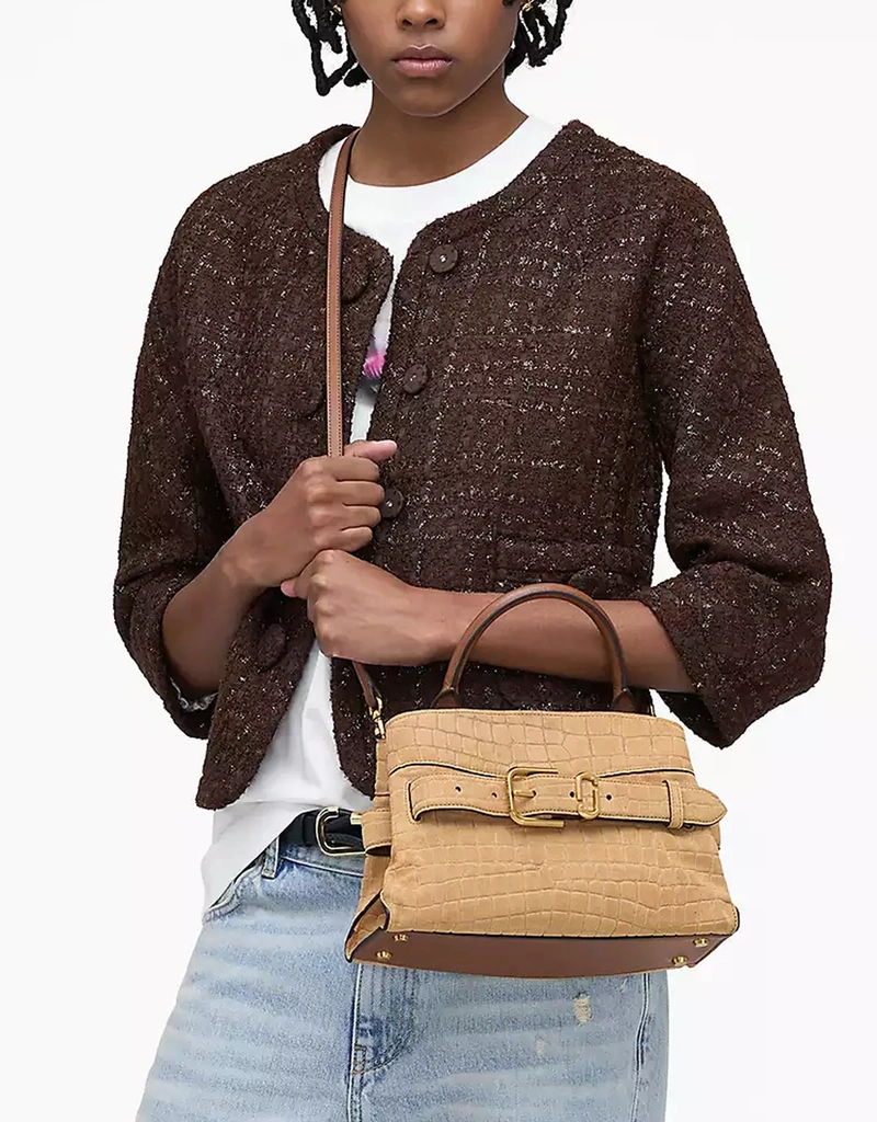 Marc Jacobs The Suede Croc Dakota Small Handbag (All New In,Bags