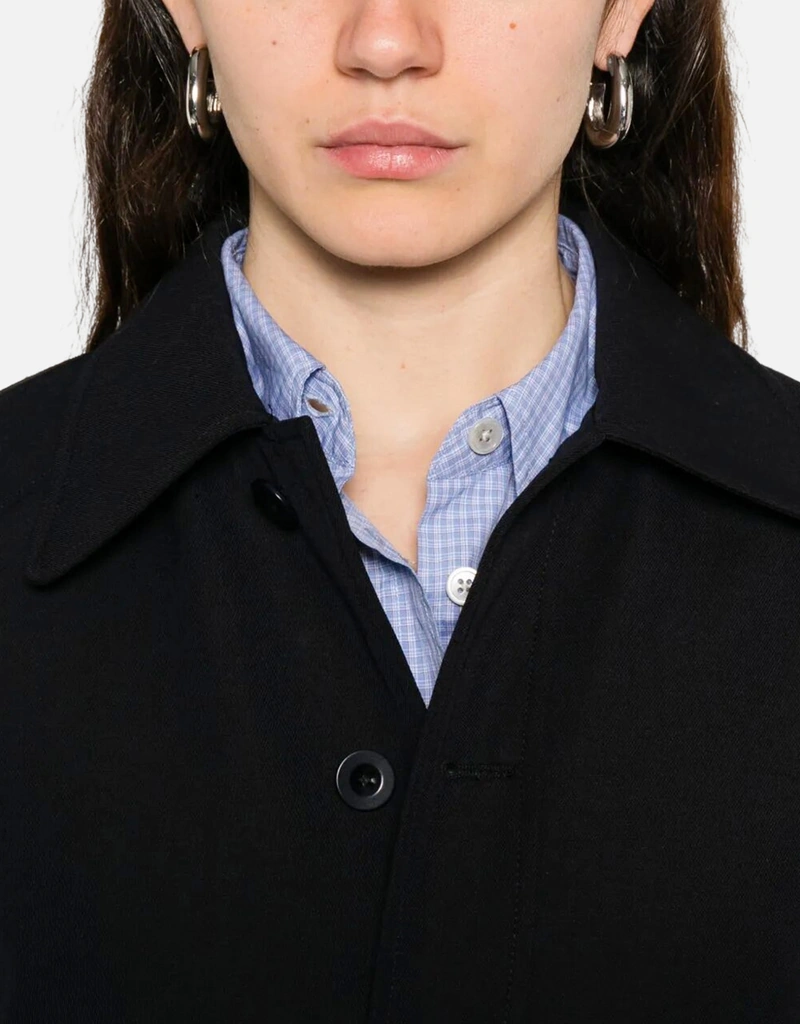 A.P.C. コットン ポリエステル ウール ストレートカットブルゾン