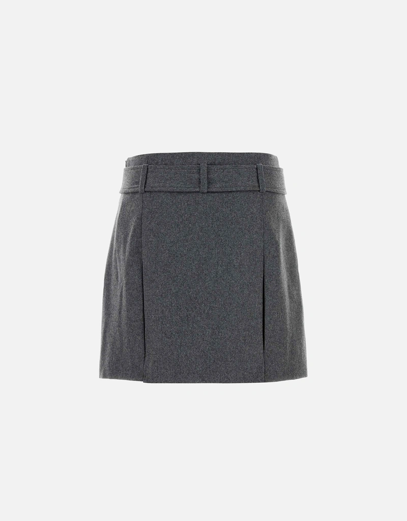 A.P.C. グレーフランネルミニスカート (すべての新品) IFCHIC.COM