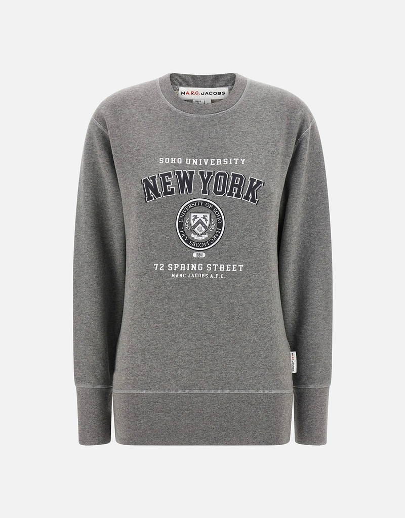 A.P.C. コットンプリントクルーネックスウェットシャツ (すべての新品