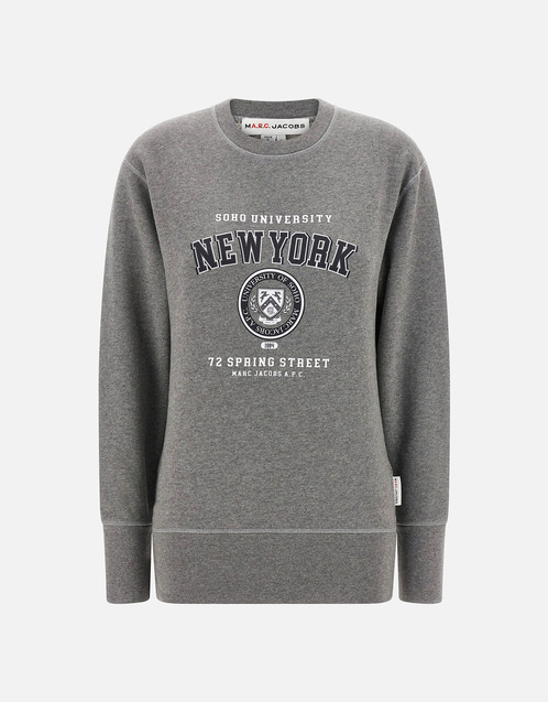 A.P.C. コットンプリントクルーネックスウェットシャツ (すべての新品