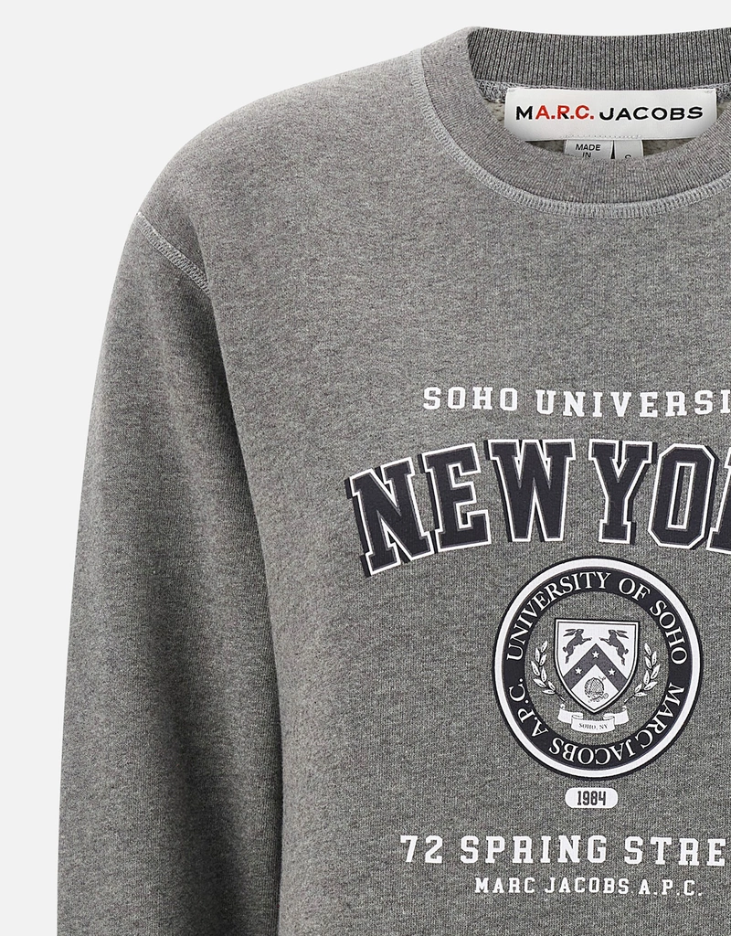 A.P.C. コットンプリントクルーネックスウェットシャツ (すべての新品