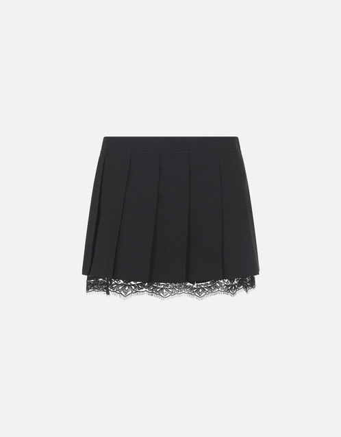 Acne Studios ミニプリーツウールスカート (すべての新品) IFCHIC.COM