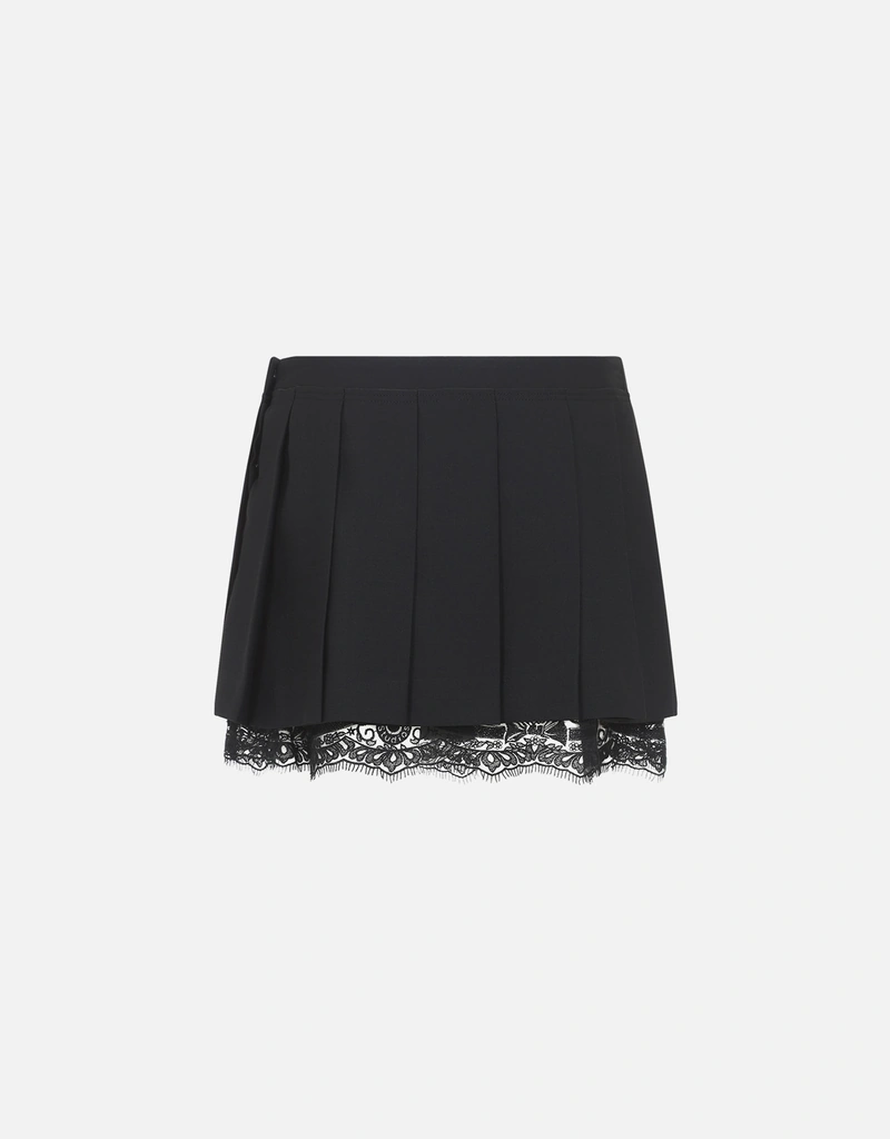 Acne Studios ミニプリーツウールスカート (すべての新品) IFCHIC.COM