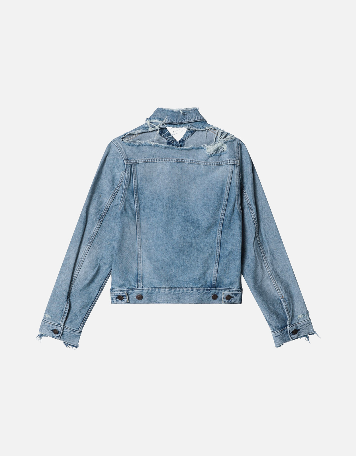 Acne Studios ダメージデニムジャケット (すべての新品) IFCHIC.COM