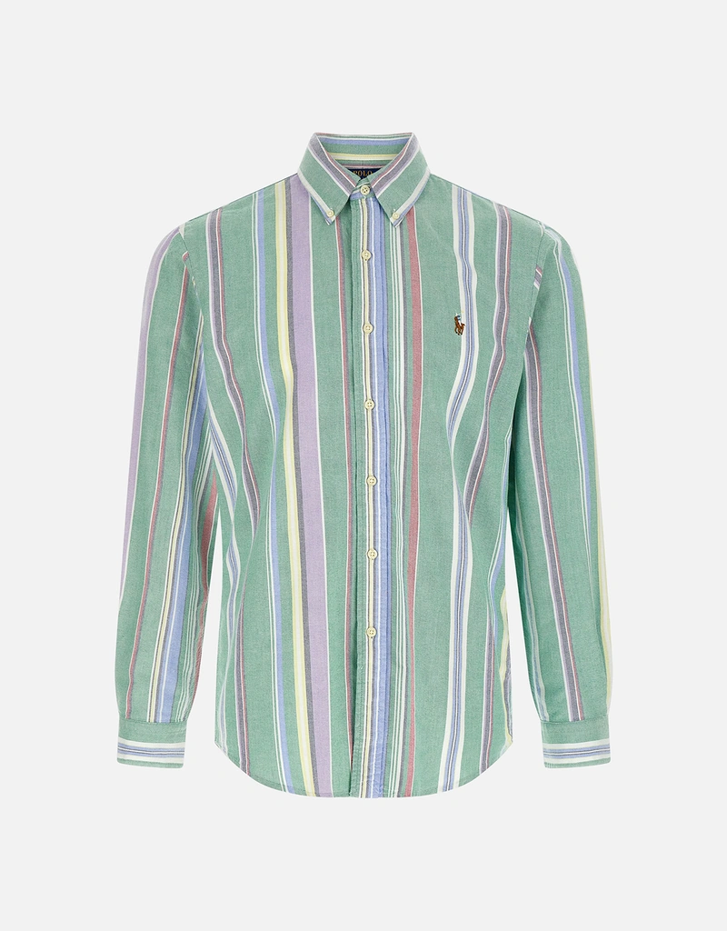 Polo Ralph Lauren Men's Classic Fit Striped Oxford Shirt - Multi - M Polo Ralph Lauren Men's Classic Fit Striped Oxford Shirt - Multi - M