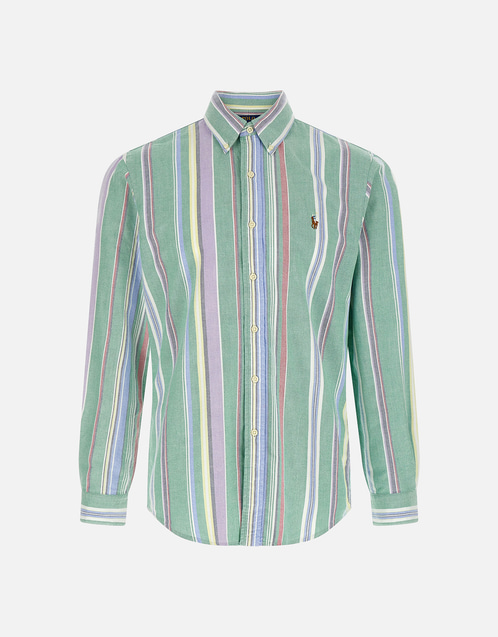 Polo Ralph Lauren メンズオックスフォードコットンストライプカスタム